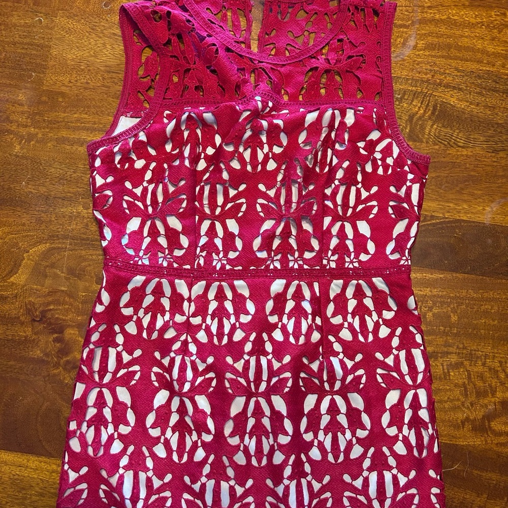 Cute Above Knee Red Formal Dress